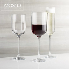 Krosno进口水晶玻璃高脚杯家用大号红酒白葡萄酒杯酒店香槟杯子