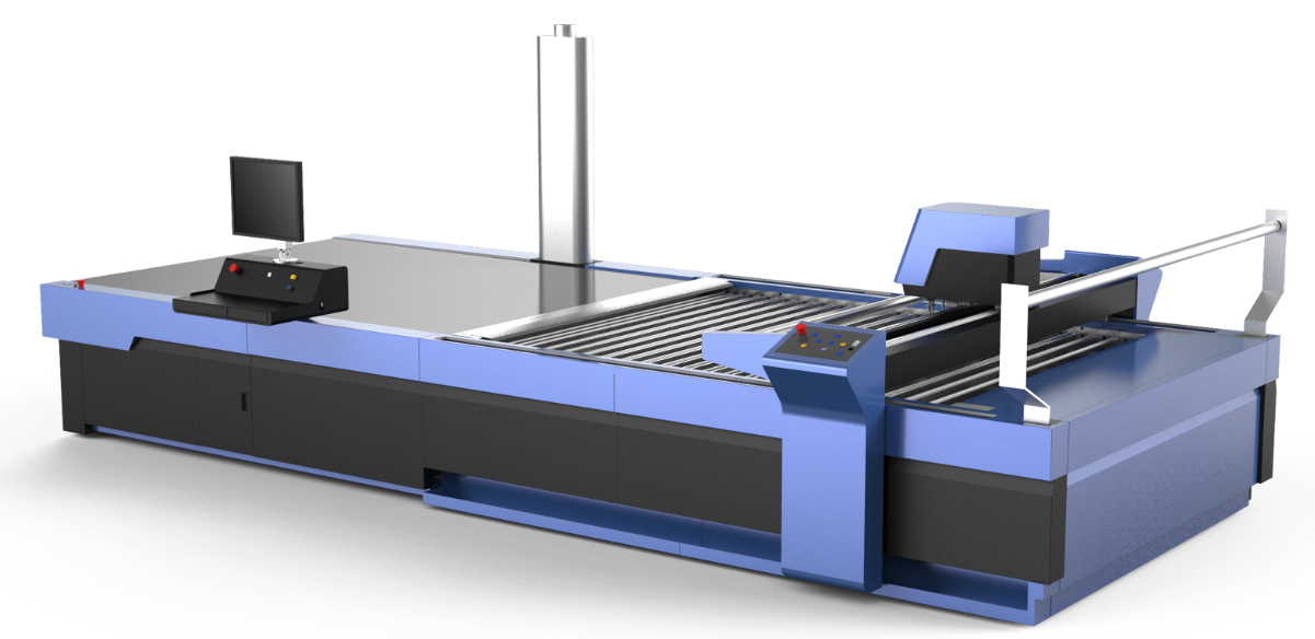 全自动拉布裁布机