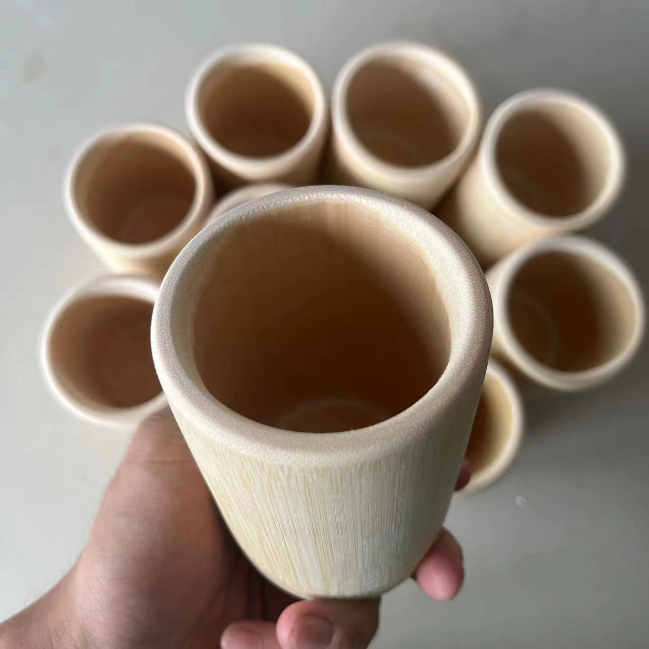 无油漆竹罐 中药拔火罐子 养生火罐家用竹吸筒 美容院竹子拔罐器