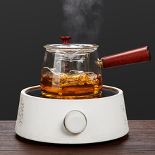 玻璃茶壶泡茶家用煮茶壶加厚耐高温泡茶壶单壶可加热茶具围炉煮茶