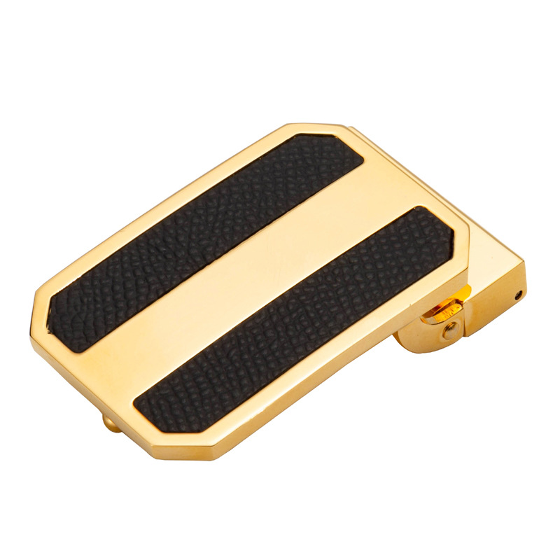 男士铜制皮带扣头平滑扣腰带头板扣3.5贴皮黄铜裤带卡子商务-阿里巴巴