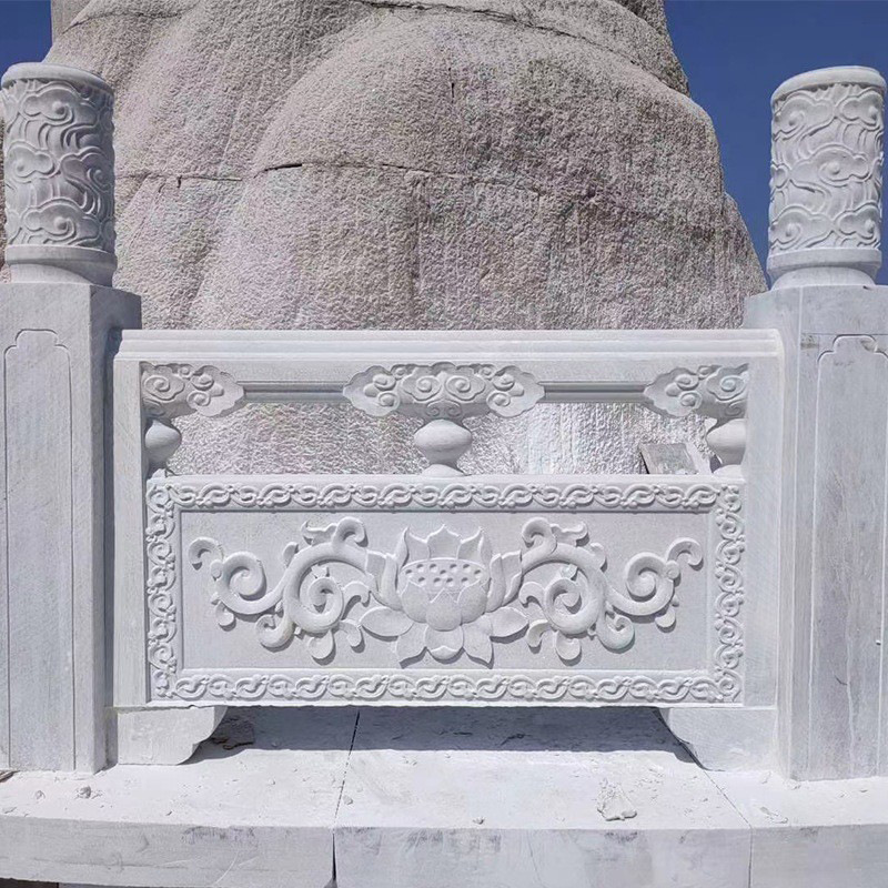 石栏杆石雕护栏汉白玉阳台石栏板公园河道桥梁围栏别墅楼梯扶手