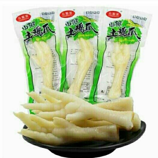 20克鸡爪山椒泡椒凤爪真空包装鸡脚网红零食熟食特产小吃批发
