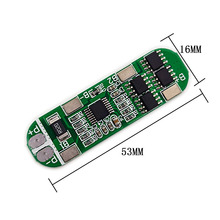 3串12V18650锂电池保护板/11.1V / 12.6V防过充过放峰值10A过流