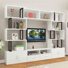 sx简易电视柜镂空简约高款创意落地大小户型卧室客厅电视柜组合墙