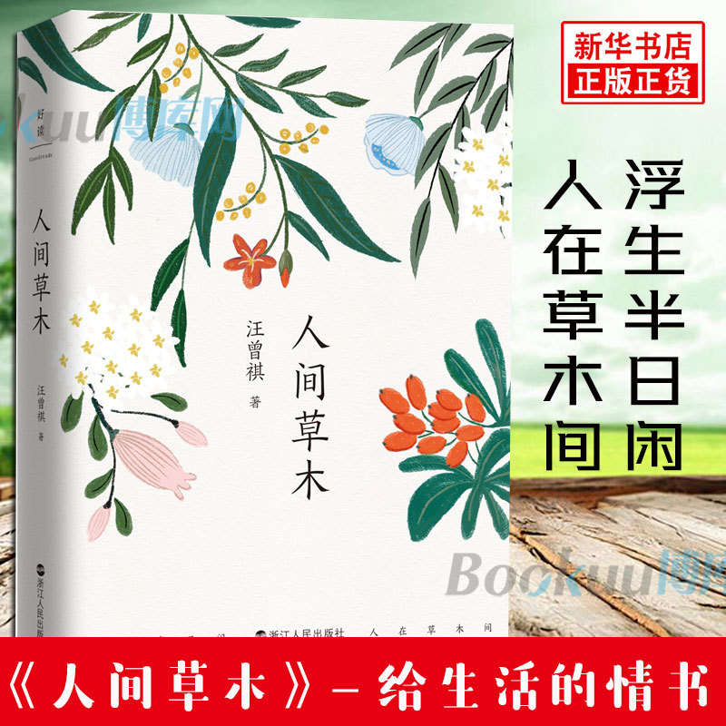 人间草木 汪曾祺作品 散文随笔 各地风土人情旅行见闻花鸟虫鱼的