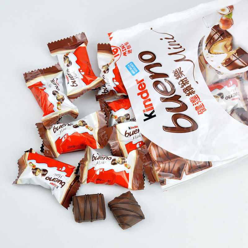 批发意大利缤纷乐迷你散装巧克力牛奶榛果威化巧克力86.4g