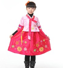 2023大长今儿童韩服女童春夏款周岁礼服公主礼服裙朝鲜民族表演服