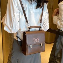 小众设计包包2024新款双肩包女韩版手提书包休闲百搭外出旅行背包