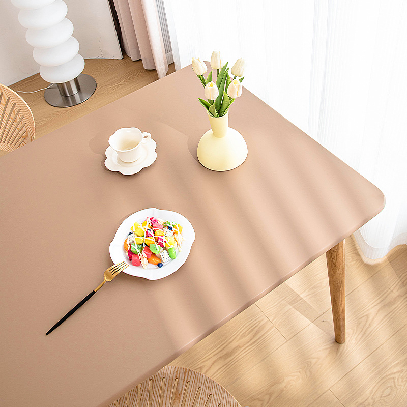 Sheepskin All-Inclusive Tablecloth Waterproof and Oil-Proof Disposable Anti-Scald Tablecloth Coffee Table Fabric Craft Table Cover Table Top Desk Student