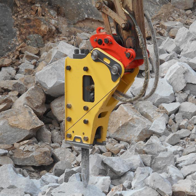 挖掘机液压破碎器高频松土器快速岩石破碎机开山凿石