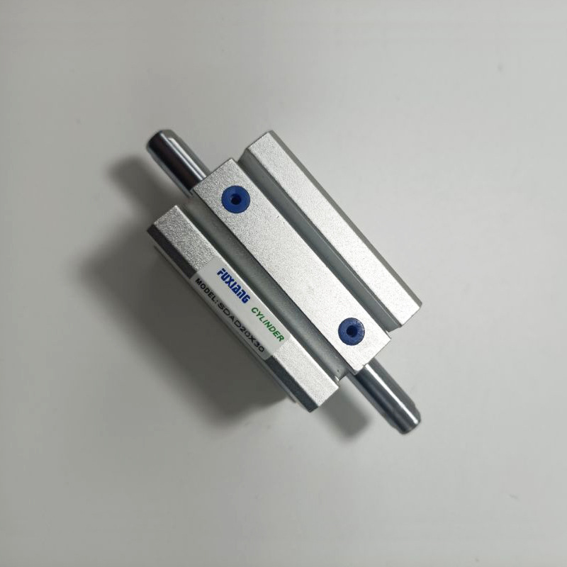 全新亚德客型sdad32x35 sdad32x40 sdad32x45-s-b 双出轴薄型气缸