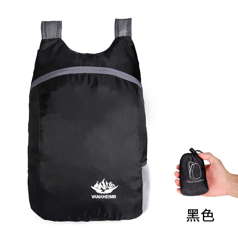 Cross-Border Folding Bag Ultra-Light Portable Storage Bag Travel Bag Waterproof Backpack Outdoor Sports Backpack Backpack