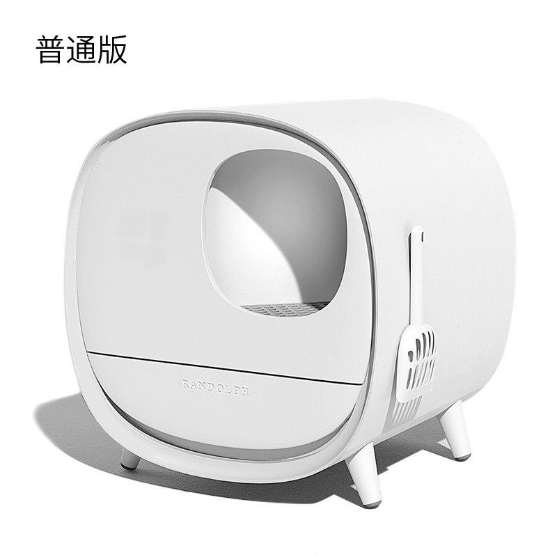 Extra Large Smart Litter Box Deodorant Anti-Splash Pedal Channel Fully Enclosed Drawer Cat Toilet Cat