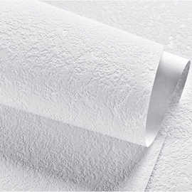 北欧白色颗粒感硅藻泥墙纸立体素色服装店背景轻奢壁纸无纺布