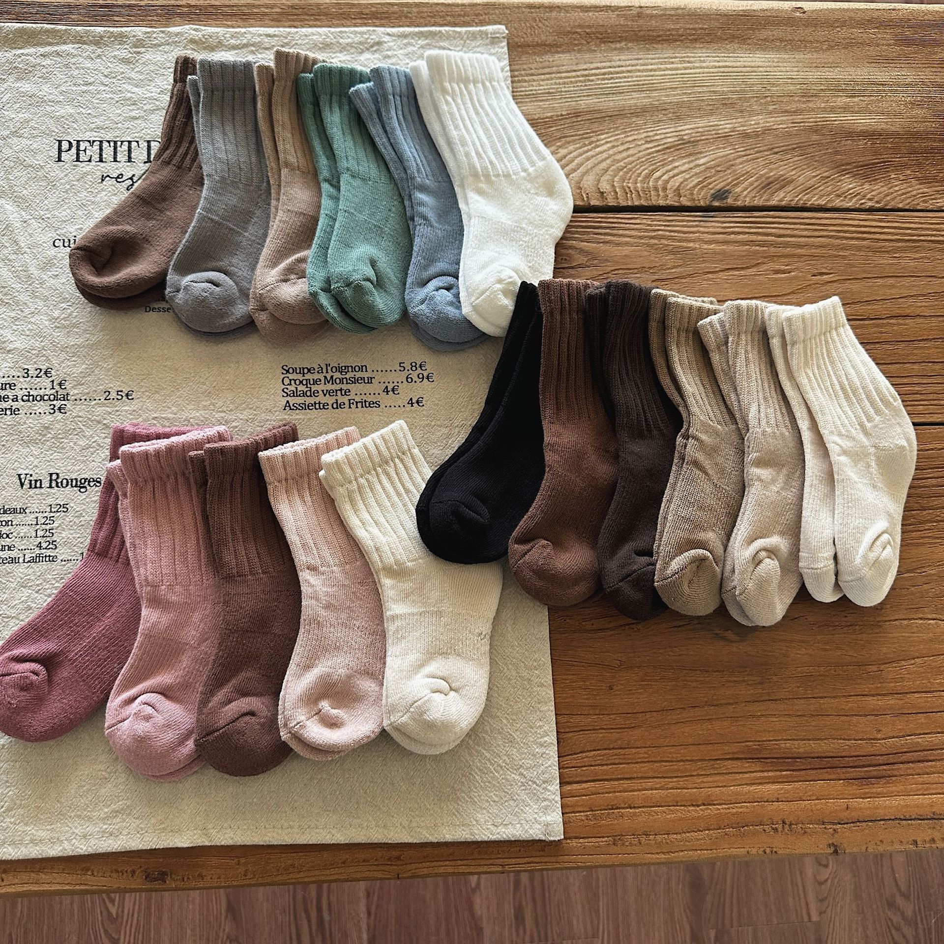 weimu children‘s clothing girls‘ socks 2023 autumn and winter new children‘s korean style fashionable thickened tube socks baby girls‘ cotton socks