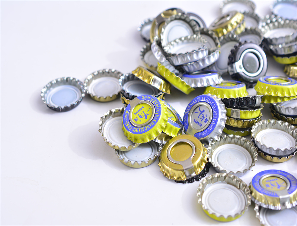 饮料盖拉环盖可印logo塑料易拉盖铝制侧拉环盖各规格啤酒盖