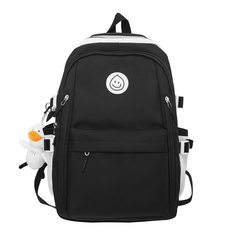 2023 New Casual Simple Large Capacity Backpack College Style Harajuku Backpack High School Primary School Student Schoolbag for Women