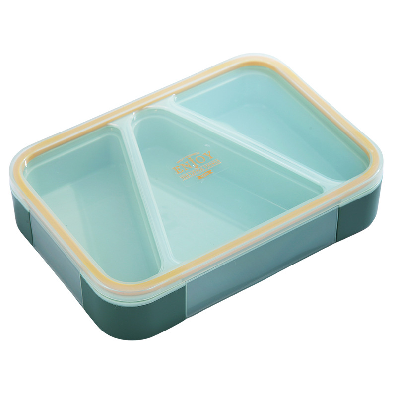 Italian-Style Light Luxury Ins Compartment Sealed Lunch Box Office Worker Canteen Microwave Lunch Box Student Lunch Box Crisper