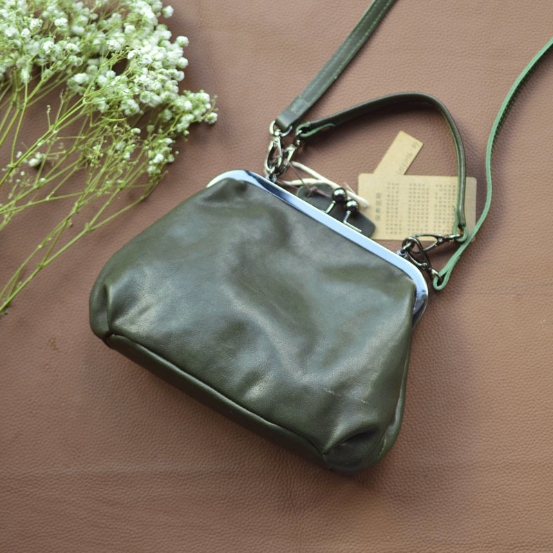 口金包ins韩国新款夹子包小方包复古小众设计感单肩包chic手提包