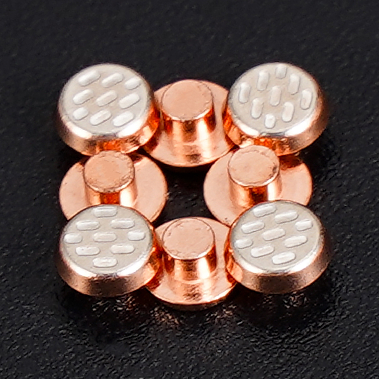 继电器挤压静触点开关接触片银点 交流接触器触头银铜合金触点