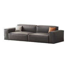 豆腐块沙发意式科技布艺沙发客厅小户型现代简约三人位直排沙发