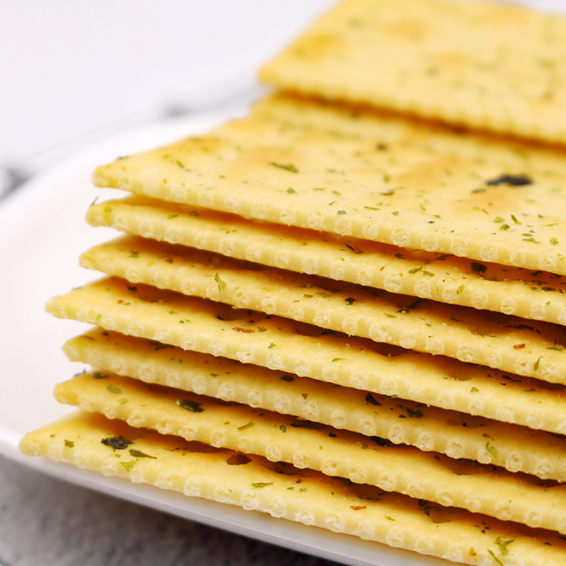 香港品牌铁尺奶盐苏打饼干500g梳打饼零食代餐小吃 解馋咸味零嘴