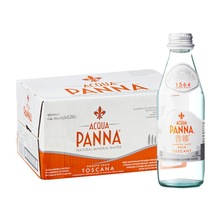 意大利AcquaPanna/普娜矿泉水整箱250ml饮用水天然进口瓶装矿泉水