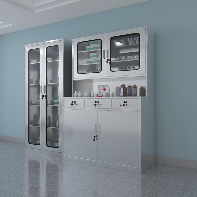 304不锈钢西药柜医疗器械药品柜诊所口腔仪器柜医用无尘菌文件柜