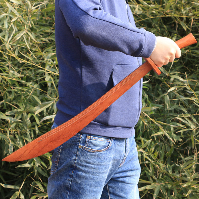 中华武术大刀练习表演木刀影视道具木刀防身武器武术刀