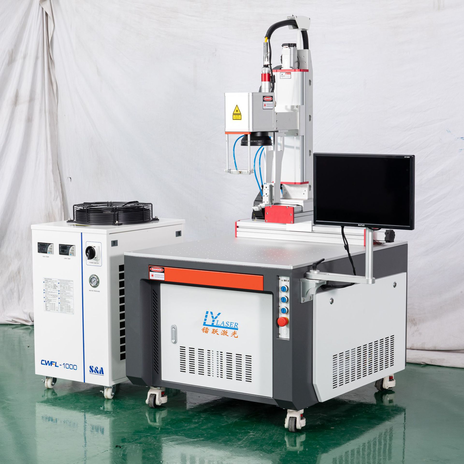 振镜式激光焊接机操作简单新能源电池极耳焊接高速扫描激光点焊机