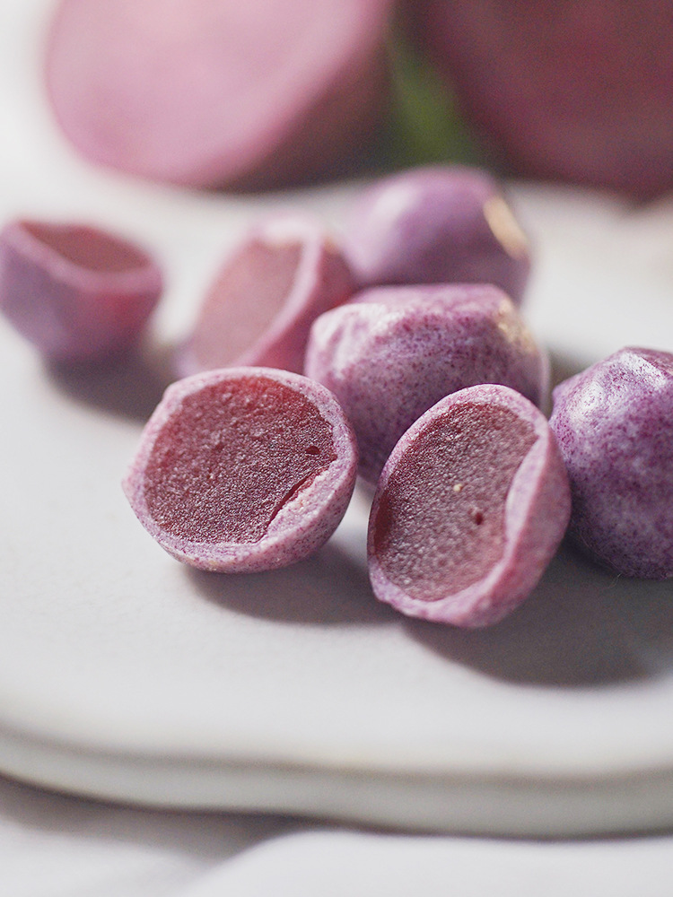 q弹软糯的地瓜紫薯奶球 不甜腻夹心小奶球 180g 南沫先生