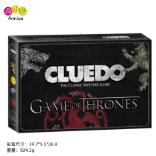 跨境 Cluedo Game of Thrones  权力的游戏珍藏版英语卡牌游戏