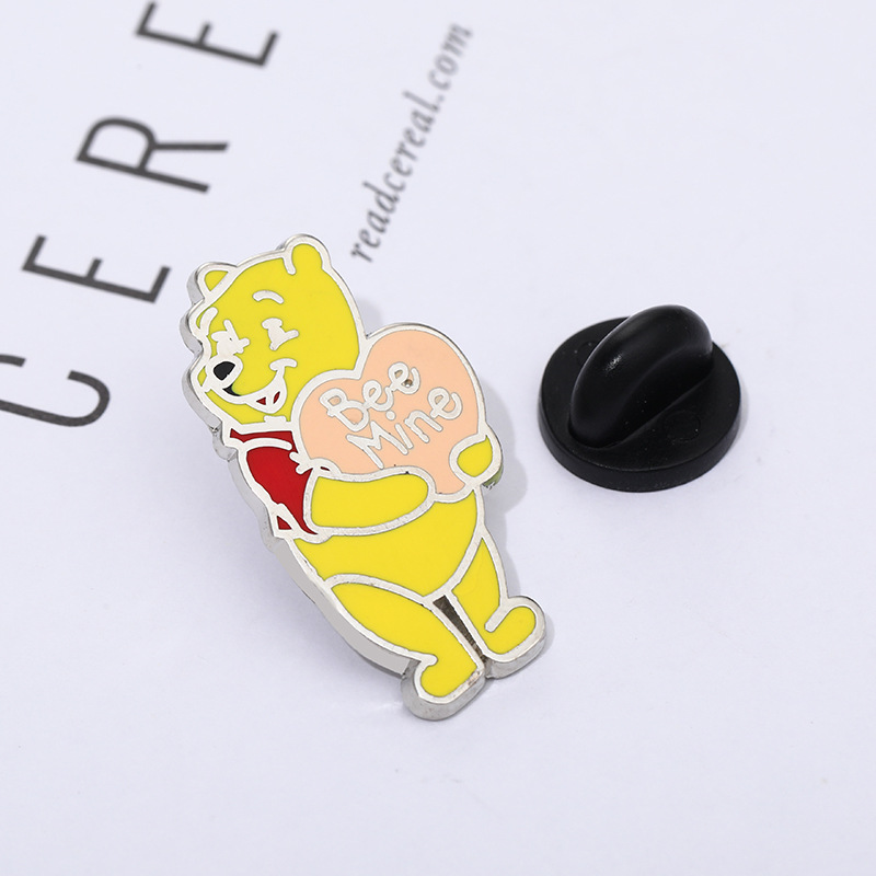 Factory Customized Cartoon Zinc Alloy Badge Imitation Enamel Craft Commemorative Brooch Metal Clothing Nameplate Badge