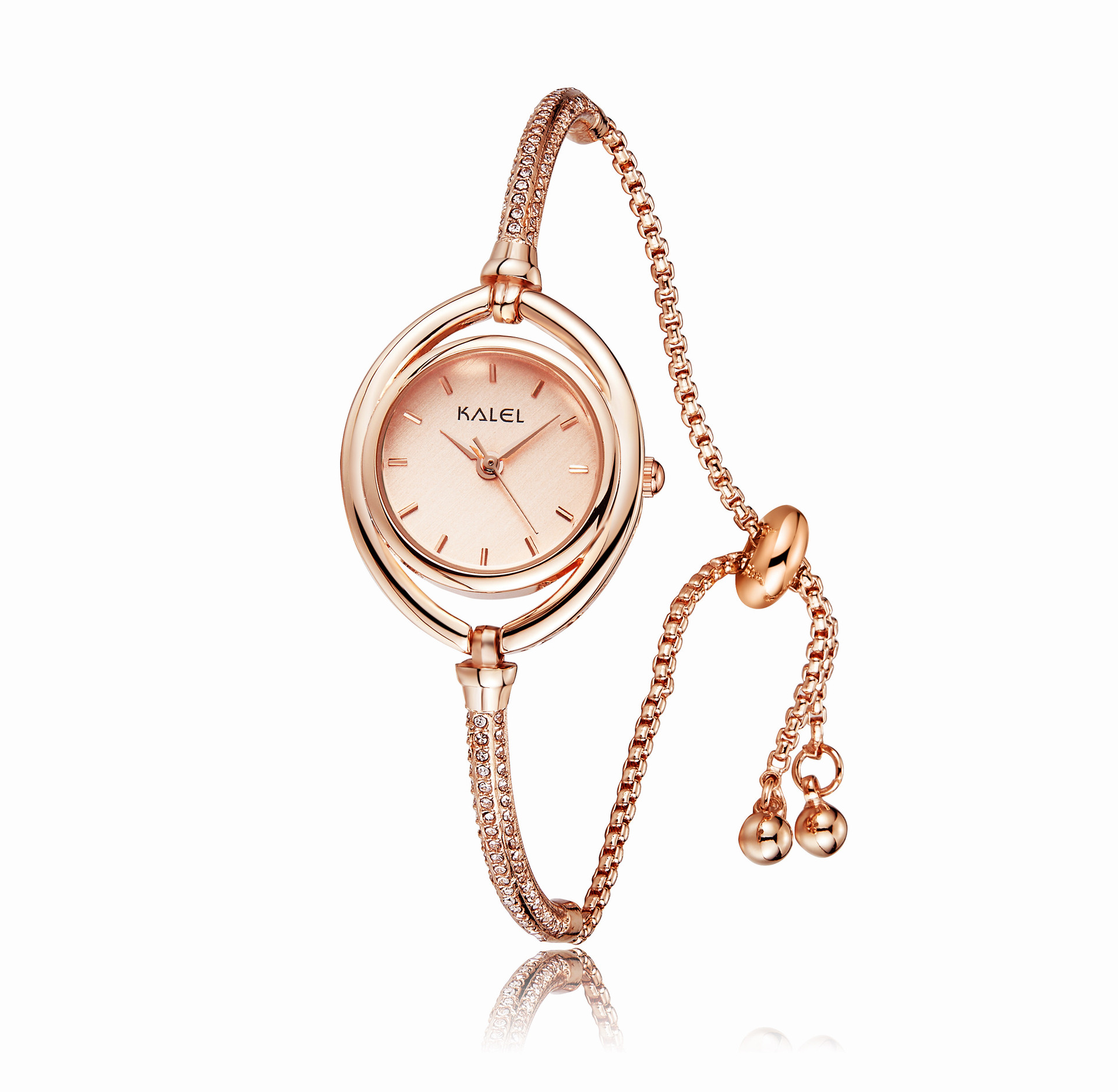 卡艾尔手链手表女学生韩版简约潮流时尚休闲百搭女士小巧轻奢腕表