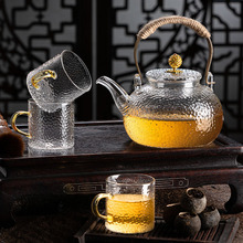 温玻璃泡茶壶家用煮茶炉老式养生花茶提梁壶茶水分离烧水茶具