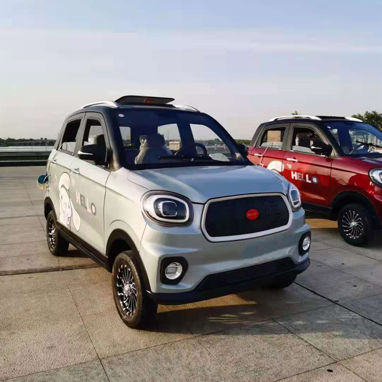 全封闭式家用接送孩子代步小型电瓶车休闲新能源汽车油电两用车