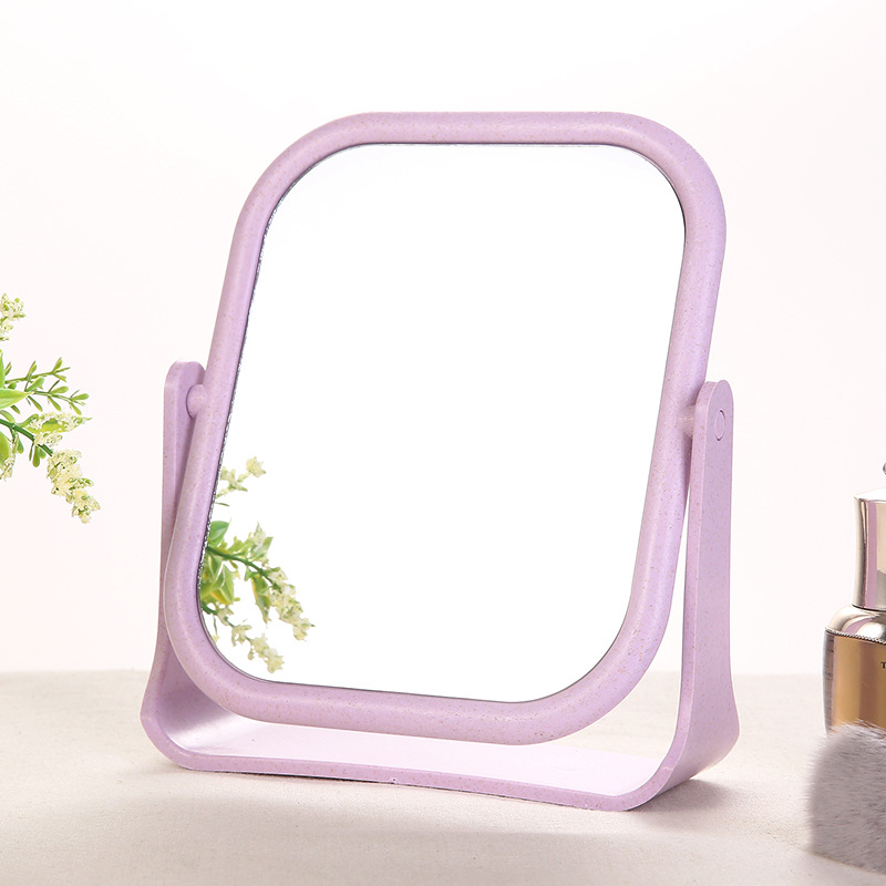 Internet Celebrity Ins Style Mirror Makeup Mirror Desktop Home Small Student Dormitory Double-Sided Vanity Mirror Female Wholesale