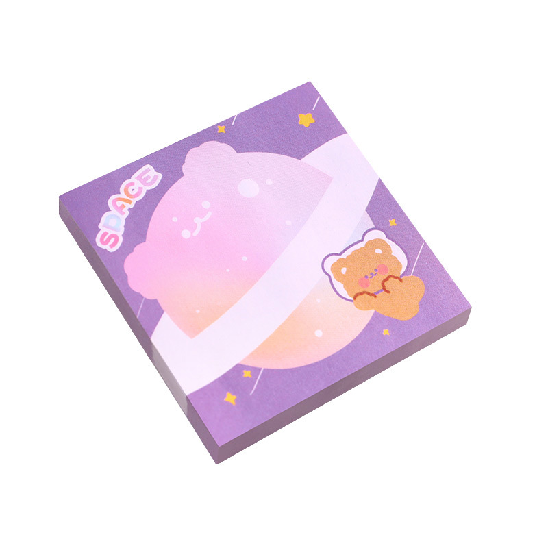 Cartoon Soft Cute Rabbit Sticky Notes Cute Ins Girl Heart Can Be Pasted Note Sticker Fresh Student Mark Note Paper