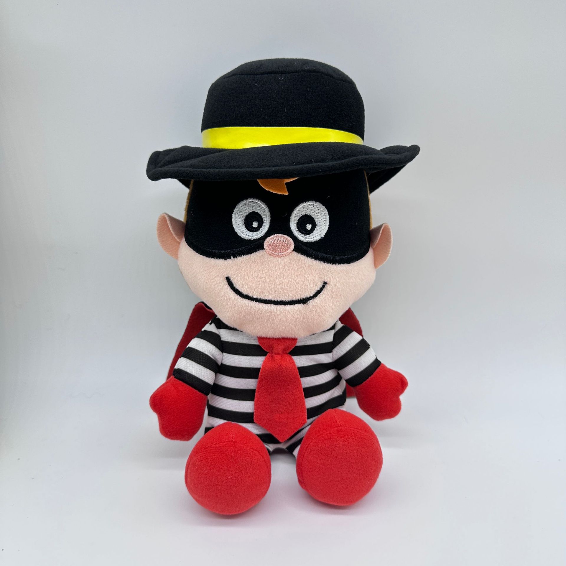 跨境新款 hamburglar 麦当劳汉堡神偷毛绒玩具 玩偶