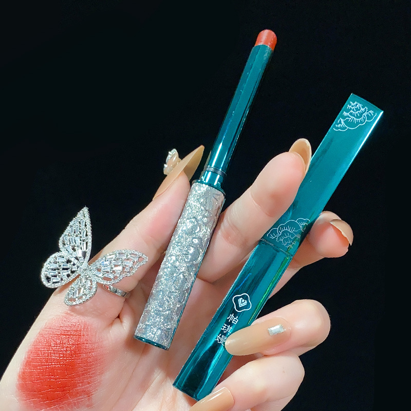 厂家批发花帕琪嫚西子口红唇艺鎏金丝绒故宫口红国风口红保湿