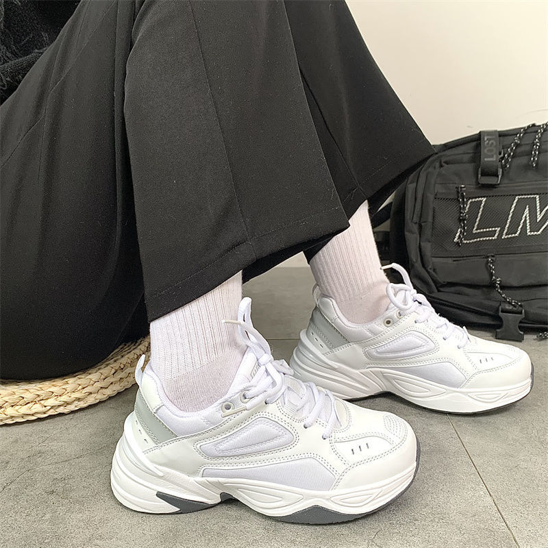 情侣小白鞋显脚小老爹鞋韩版百搭学生运动鞋新款女鞋