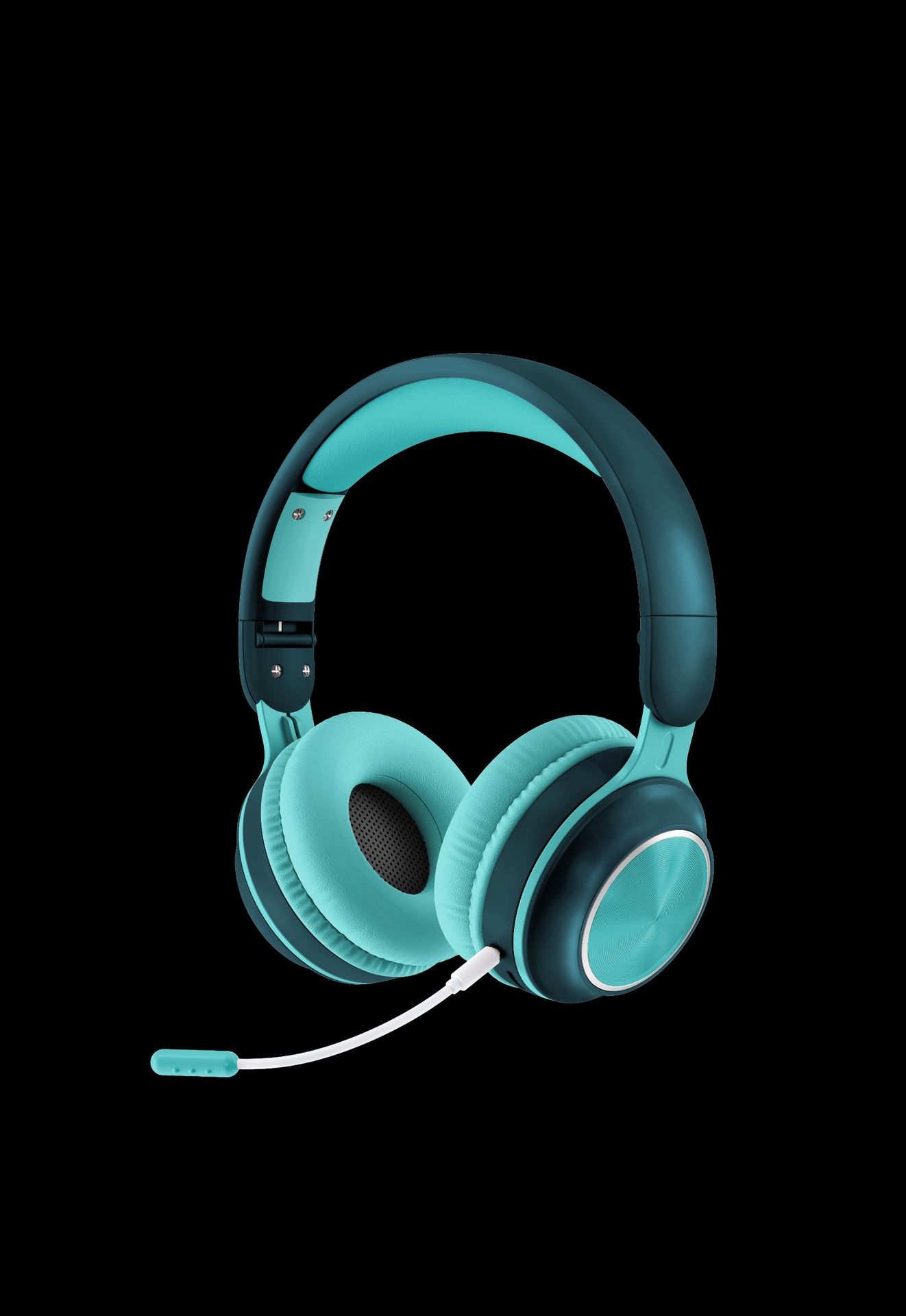 keeka奇卡新款炫彩头戴式蓝牙耳机精美cd纹可插卡 女生语音耳机