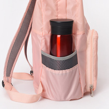 一包两用皮肤背包可折叠购物袋环保旅行手提双肩便携收纳轻便书包