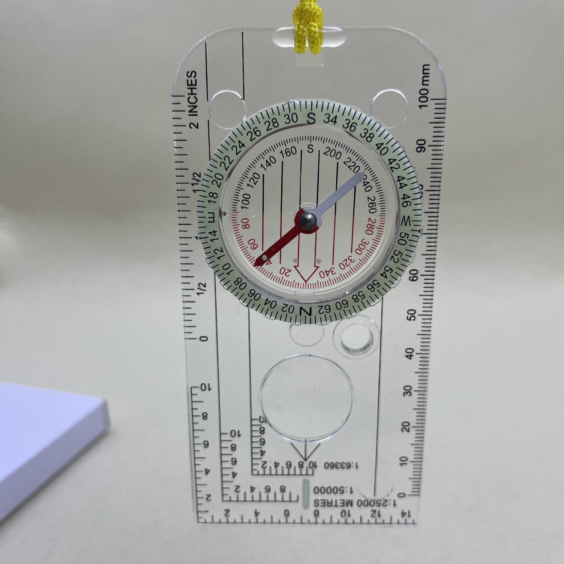 New Amazon Hot Sale Scale Compass Ruler Magnifying Glass Student Gift Compass