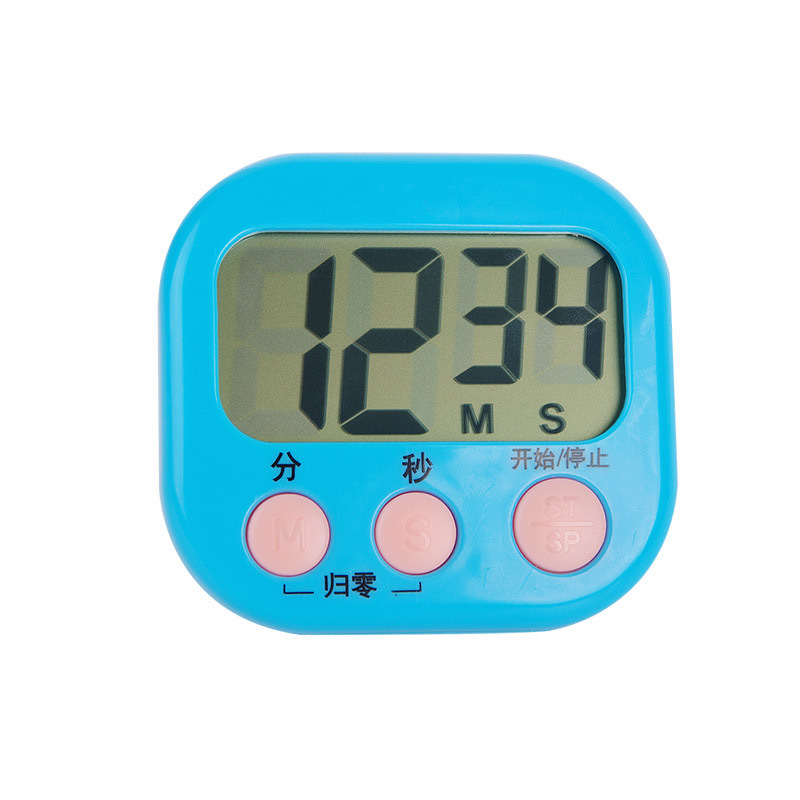 Chinese and English Large Screen Electronic Timer Cross-Border Student Digital Stopwatch Reminder Kitchen Baking Timer