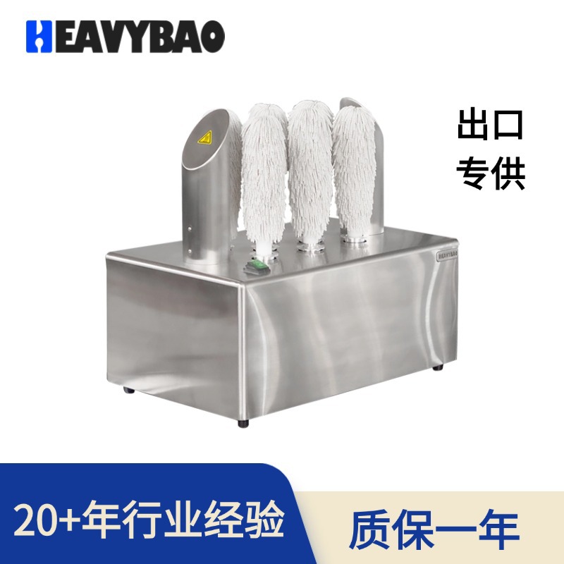 恒丽宝商玻璃擦杯机抛光烘干商用专用出口酒吧餐厅5头8头纤维刷头