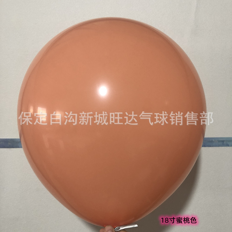 Tongrui Brand Retro Color Balloon 5-Inch 10-Inch 12-Inch 18-Inch Wedding Room Decoration Balloon Birthday Party Scene Balloon