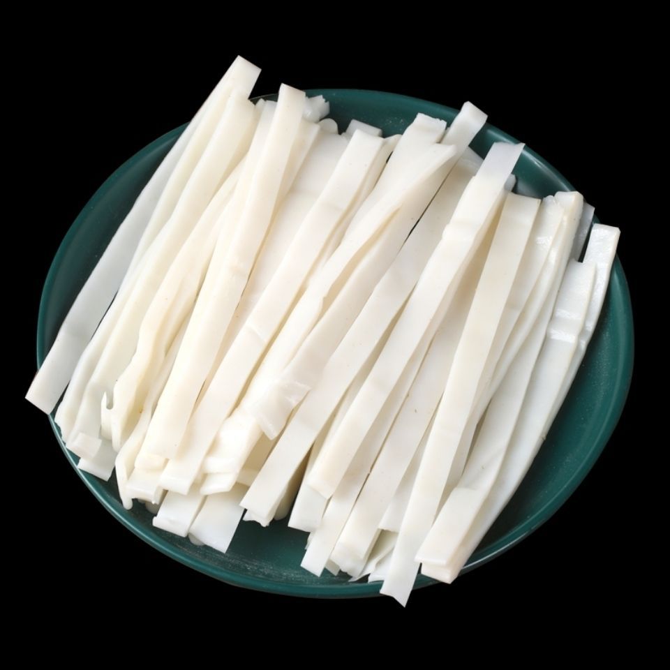 现做现卖)新鲜湖南米粉正宗长沙米粉湿宽扁粉炒商用切粉圆卷河粉