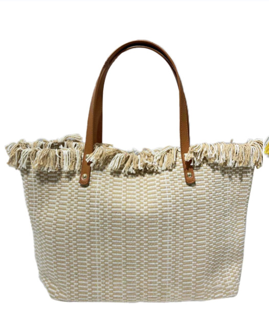 2024 New Tassel Bag Spot Ladies Beach Bag Large Capacity Foreign Trade